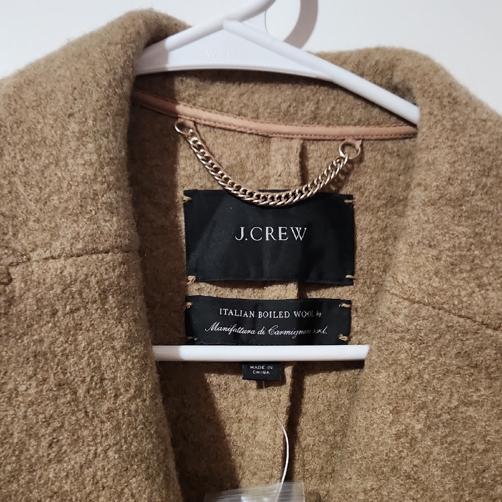 J.Crew Daphne Italian Boiled Wool Coat